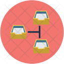 پیش‌نمایش فایل mailboxes-network از پک مجموعه آیکن تخت وب عمومی