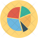 پیش‌نمایش فایل pie-chart-855 از پک مجموعه آیکن تخت وب عمومی