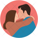 پیش‌نمایش فایل couple-hug از پک مجموعه آیکن تخت عشق و عاشقانه