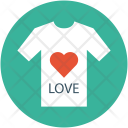 پیش‌نمایش فایل love-tee-shirt از پک مجموعه آیکن تخت عشق و عاشقانه