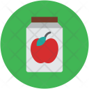 پیش‌نمایش فایل apple-jam-6 از پک مجموعه آیکن وکتور طراحی مواد غذا