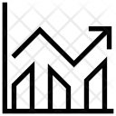 پیش‌نمایش فایل ascendant-bars از پک مجموعه آیکن خطی نمودارها کسب‌وکار