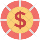 پیش‌نمایش فایل casino-chip-8 از پک مجموعه آیکن وکتور کازینو