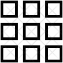 پیش‌نمایش فایل squares-grid-layout از پک آیکن‌های وکتور چیدمان
