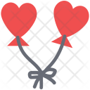 پیش‌نمایش فایل heart-kites از پک مجموعه آیکن وکتور ولنتاین