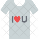 پیش‌نمایش فایل love-t-shirt از پک مجموعه آیکن وکتور ولنتاین