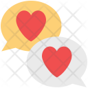 پیش‌نمایش فایل chatting-1082 از پک مجموعه آیکن وکتور ولنتاین