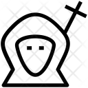 پیش‌نمایش فایل halloween-cross-1 از پک مجموعه آیکن وکتور هالووین