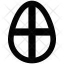 پیش‌نمایش فایل cross-egg از پک مجموعه آیکن وکتور عید پاک