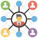 پیش‌نمایش فایل affiliate-marketing-53 از پک مجموعه آیکن تخت ارتباطات و شبکه‌سازی – شماره ۱