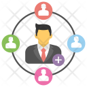 پیش‌نمایش فایل affiliate-marketing-54 از پک مجموعه آیکن تخت ارتباطات و شبکه‌سازی – شماره ۱