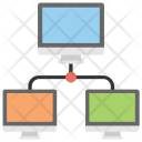 پیش‌نمایش فایل client-server-13 از پک مجموعه آیکن تخت ارتباطات و شبکه‌سازی – شماره ۱