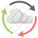 پیش‌نمایش فایل cloud-sync-10 از پک مجموعه آیکن تخت ارتباطات و شبکه‌سازی – شماره ۱