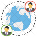 پیش‌نمایش فایل global-network-88 از پک مجموعه آیکن تخت ارتباطات و شبکه‌سازی – شماره ۱