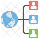 پیش‌نمایش فایل global-network-89 از پک مجموعه آیکن تخت ارتباطات و شبکه‌سازی – شماره ۱