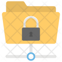 پیش‌نمایش فایل secure-data-folder-1 از پک مجموعه آیکن تخت ارتباطات و شبکه‌سازی – شماره ۱