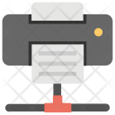 پیش‌نمایش فایل network-printing-2 از پک مجموعه آیکن تخت ارتباطات و شبکه‌سازی – شماره ۲