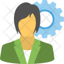 پیش‌نمایش فایل businesswoman-83 از پک مجموعه آیکن تخت منابع انسانی – شماره ۱