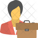 پیش‌نمایش فایل businesswoman-84 از پک مجموعه آیکن تخت منابع انسانی – شماره ۱