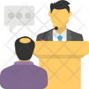 پیش‌نمایش فایل debate-13 از پک مجموعه آیکن تخت منابع انسانی – شماره ۱