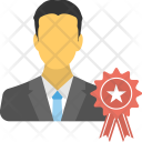 پیش‌نمایش فایل employee-of-the-month-6 از پک مجموعه آیکن تخت منابع انسانی – شماره ۱