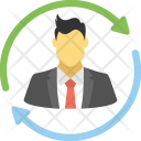 پیش‌نمایش فایل employee-turnover-10 از پک مجموعه آیکن تخت منابع انسانی – شماره ۱