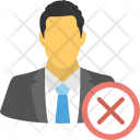 پیش‌نمایش فایل male-employee-terminated از پک مجموعه آیکن تخت منابع انسانی – شماره ۱