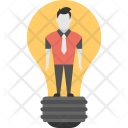 پیش‌نمایش فایل man-inside-bulb از پک مجموعه آیکن تخت منابع انسانی – شماره ۱