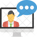 پیش‌نمایش فایل online-consulting-9 از پک مجموعه آیکن تخت منابع انسانی – شماره ۱