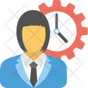 پیش‌نمایش فایل punctual-10 از پک مجموعه آیکن تخت منابع انسانی – شماره ۱
