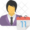 پیش‌نمایش فایل business-calendar-11 از پک مجموعه آیکن تخت منابع انسانی – شماره ۲