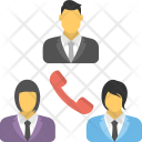 پیش‌نمایش فایل conference-call-3 از پک مجموعه آیکن تخت منابع انسانی – شماره ۲