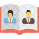 پیش‌نمایش فایل employee-handbook از پک مجموعه آیکن تخت منابع انسانی – شماره ۲