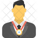 پیش‌نمایش فایل employee-of-the-month-7 از پک مجموعه آیکن تخت منابع انسانی – شماره ۲