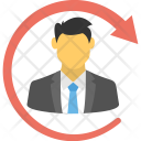 پیش‌نمایش فایل employee-turnover-12 از پک مجموعه آیکن تخت منابع انسانی – شماره ۲