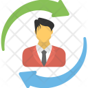 پیش‌نمایش فایل employee-turnover-14 از پک مجموعه آیکن تخت منابع انسانی – شماره ۲