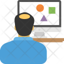 پیش‌نمایش فایل graphic-designer-3 از پک مجموعه آیکن تخت منابع انسانی – شماره ۲