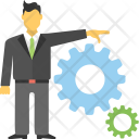 پیش‌نمایش فایل project-manager-22 از پک مجموعه آیکن تخت منابع انسانی – شماره ۲