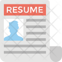 پیش‌نمایش فایل resume-124 از پک مجموعه آیکن تخت منابع انسانی – شماره ۲