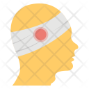 پیش‌نمایش فایل head-bandage از پک مجموعه آیکن تخت پزشکی و سلامت – شماره ۲