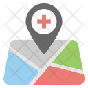 پیش‌نمایش فایل hospital-location-32 از پک مجموعه آیکن تخت پزشکی و سلامت – شماره ۲