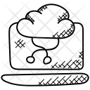 پیش‌نمایش فایل cloud-connection-46 از پک مجموعه آیکن دودل میزبانی وب
