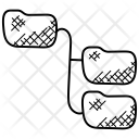 پیش‌نمایش فایل folders-network-structure-1 از پک مجموعه آیکن دودل میزبانی وب