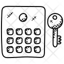 پیش‌نمایش فایل password-161 از پک مجموعه آیکن دودل میزبانی وب