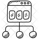پیش‌نمایش فایل sitemap-110 از پک مجموعه آیکن دودل میزبانی وب