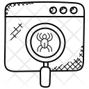 پیش‌نمایش فایل virus-scanning-1 از پک مجموعه آیکن دودل میزبانی وب