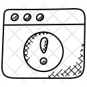 پیش‌نمایش فایل web-error-3 از پک مجموعه آیکن دودل میزبانی وب