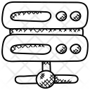 پیش‌نمایش فایل shared-server-13 از پک Internet Doodle Icons 