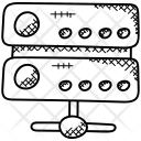 پیش‌نمایش فایل shared-server-14 از پک Internet Doodle Icons 