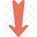 پیش‌نمایش فایل downward-arrow-4 از پک فلش‌ها